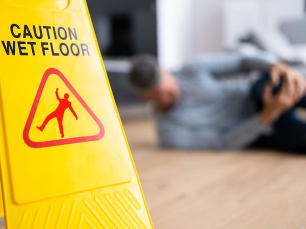 What damages are available in a slip and fall claim?